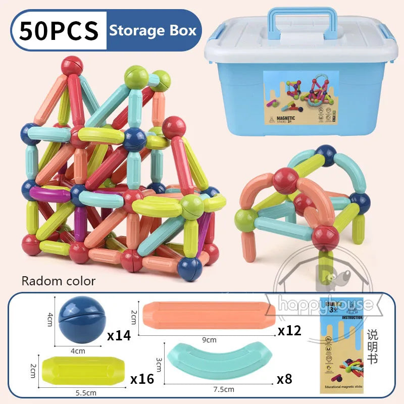 STEM Magnetic Building Toys β Educational Construction Set for Children