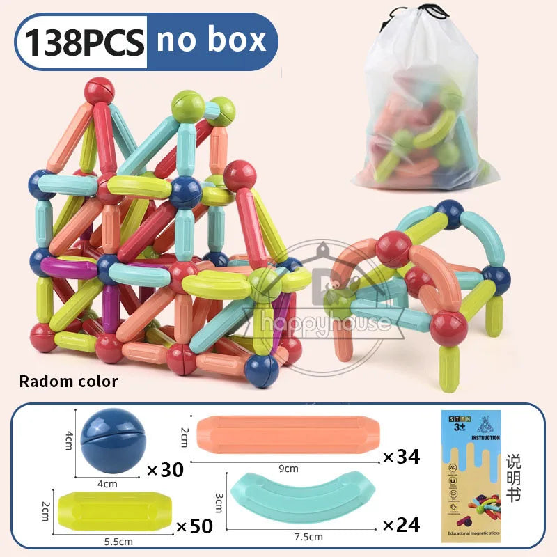 STEM Magnetic Building Toys β Educational Construction Set for Children