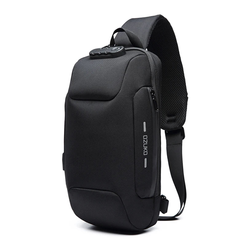 OZUKO Multifunction Shoulder Bag Men Anti-theft Crossbody Messenger Bags for Male Waterproof Short Trip Sling Bag Man Chest Pack