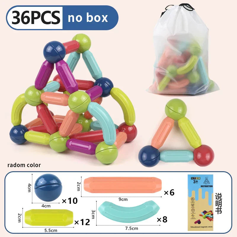 STEM Magnetic Building Toys β Educational Construction Set for Children