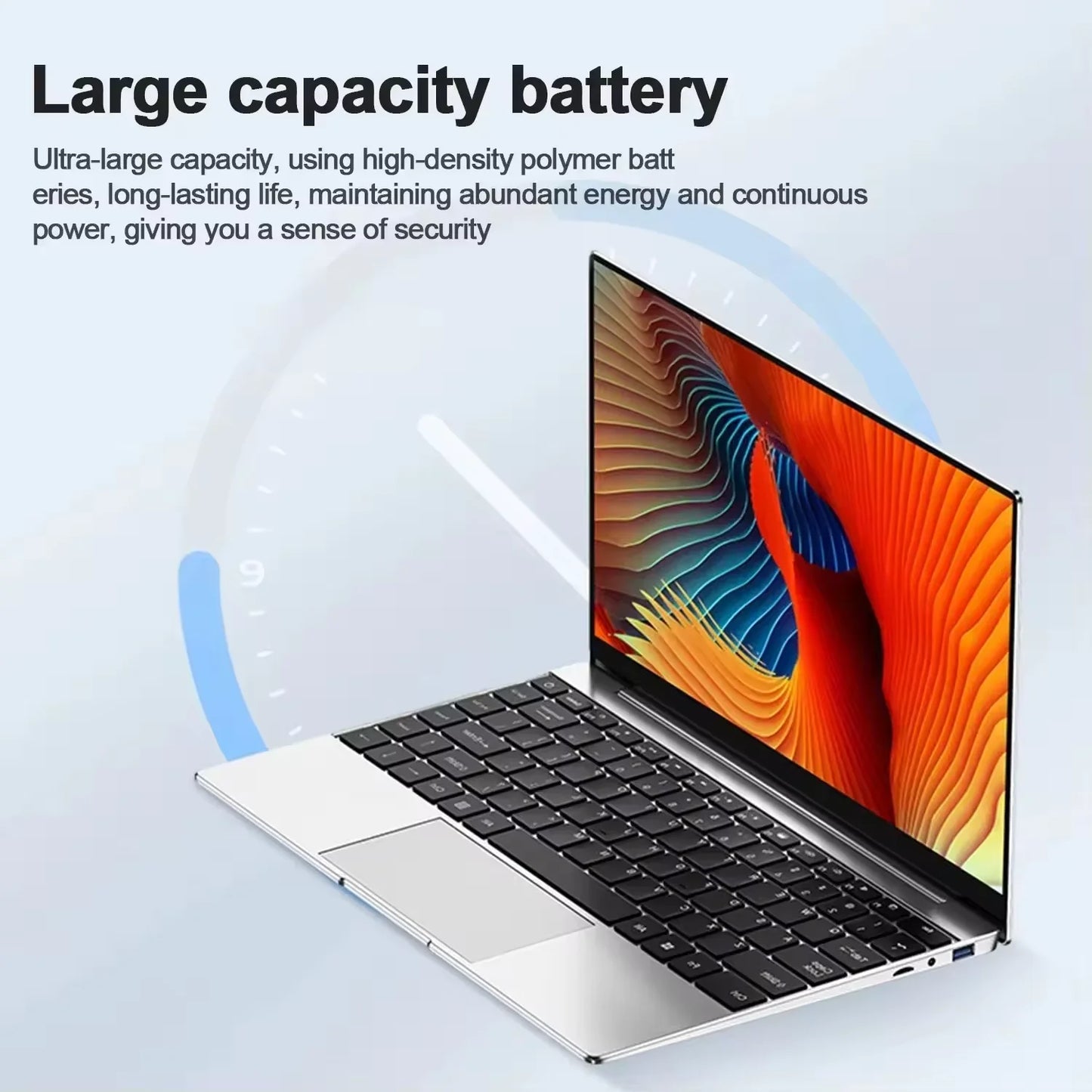 Portable 14.1'' Slim Laptop Gamer Intel N4000 180° Windows 11 12GB RAM 512GB 1TB SSD 1920*1080 Office Study Computer PC