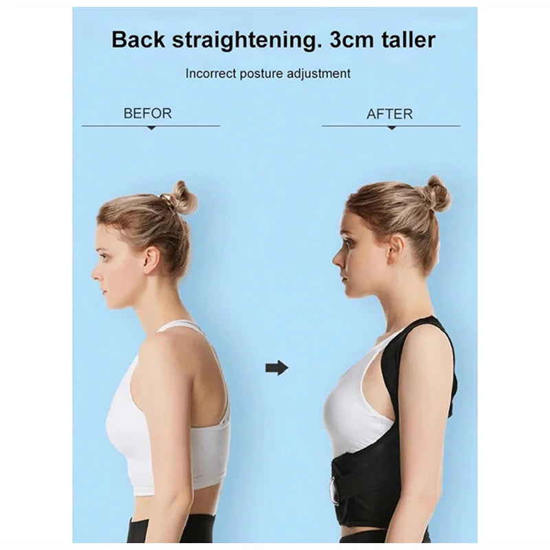 Dropshipping Back Posture Corrector Brace for Women breathable Back Posture Correction back support belt shoulder students kid