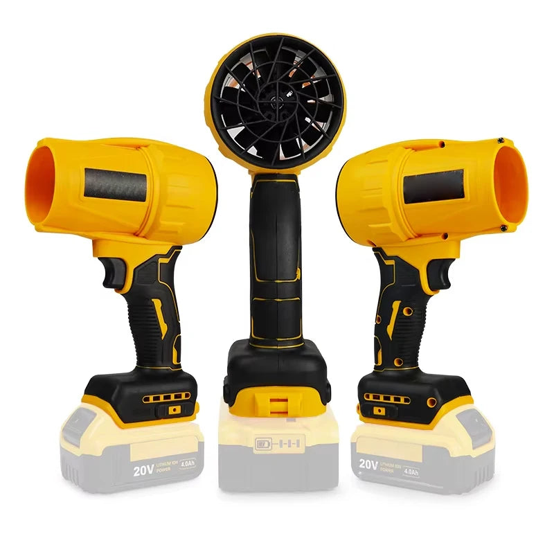 Electric Brushless Cordless Electric Air Blower Turbo Jet Fan Brush Motor Handheld Dust Blowing Power Tool for Dewalt Battery