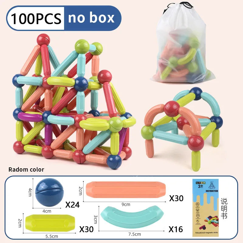 STEM Magnetic Building Toys β Educational Construction Set for Children