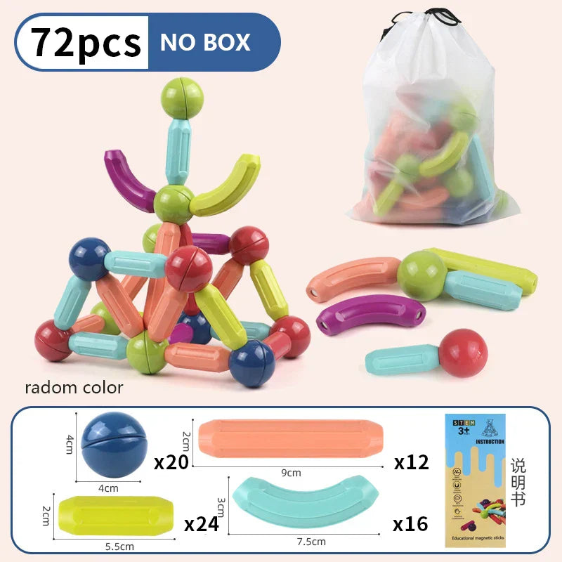 STEM Magnetic Building Toys β Educational Construction Set for Children