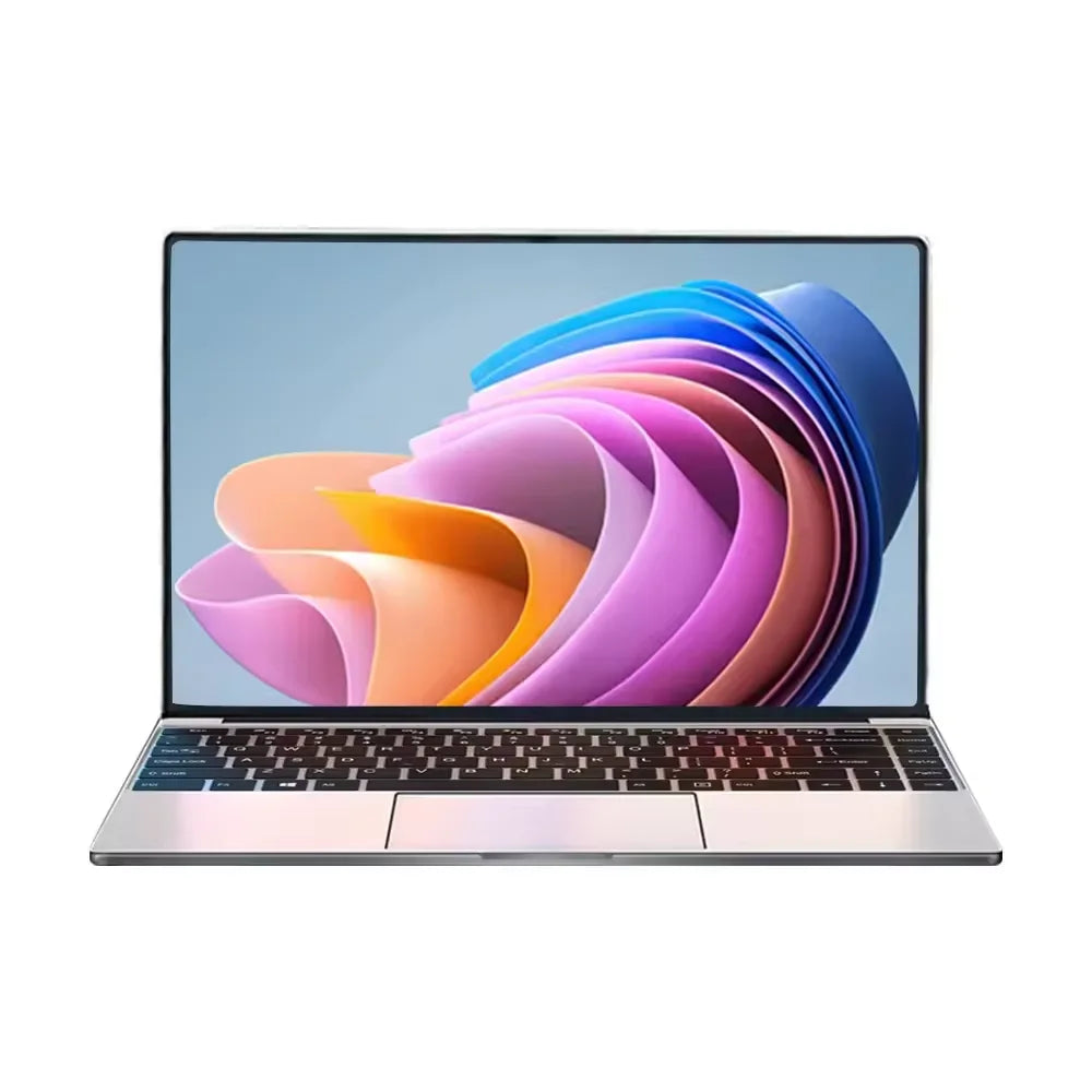 Portable 14.1'' Slim Laptop Gamer Intel N4000 180° Windows 11 12GB RAM 512GB 1TB SSD 1920*1080 Office Study Computer PC
