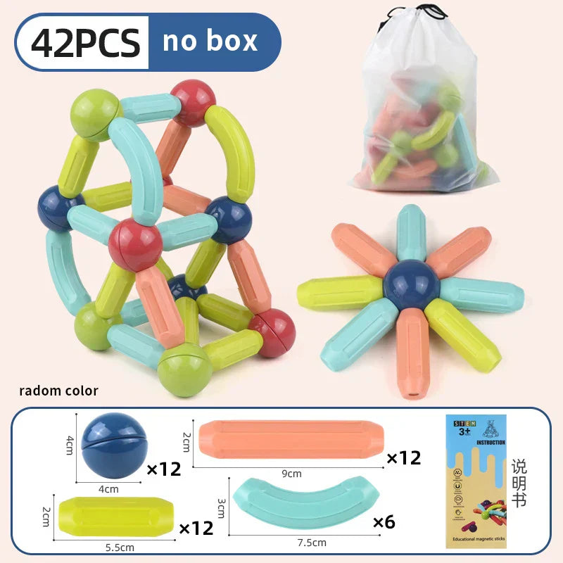 STEM Magnetic Building Toys β Educational Construction Set for Children