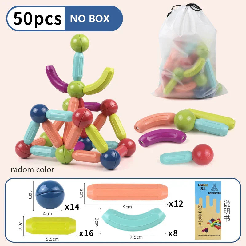 STEM Magnetic Building Toys β Educational Construction Set for Children