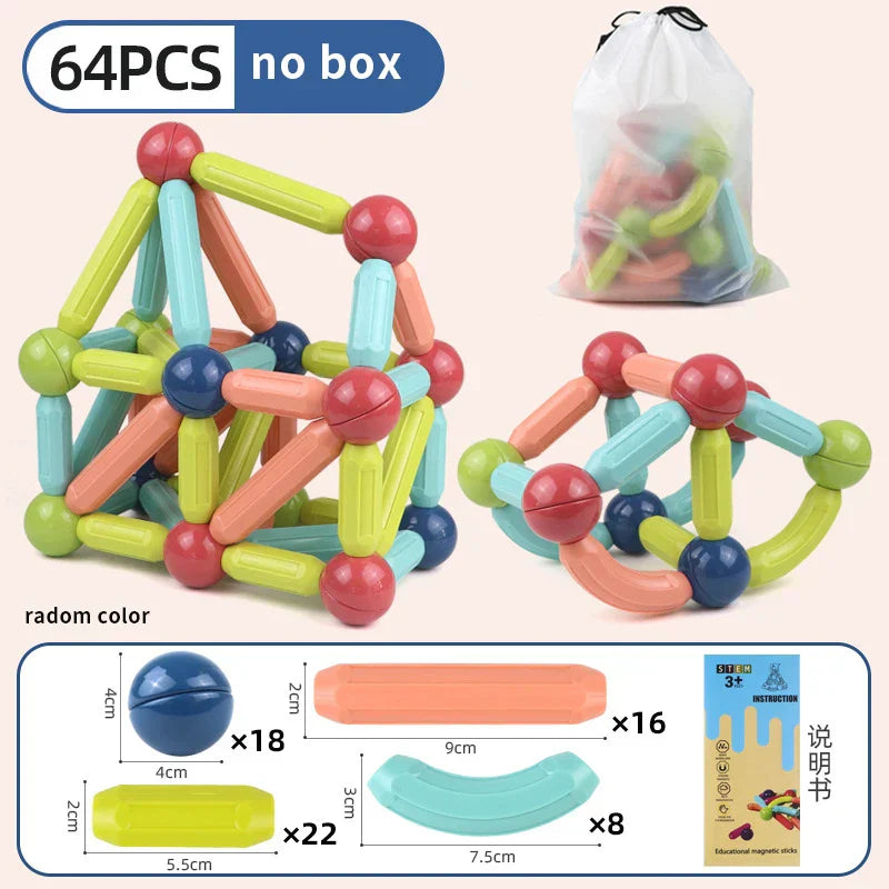 STEM Magnetic Building Toys β Educational Construction Set for Children