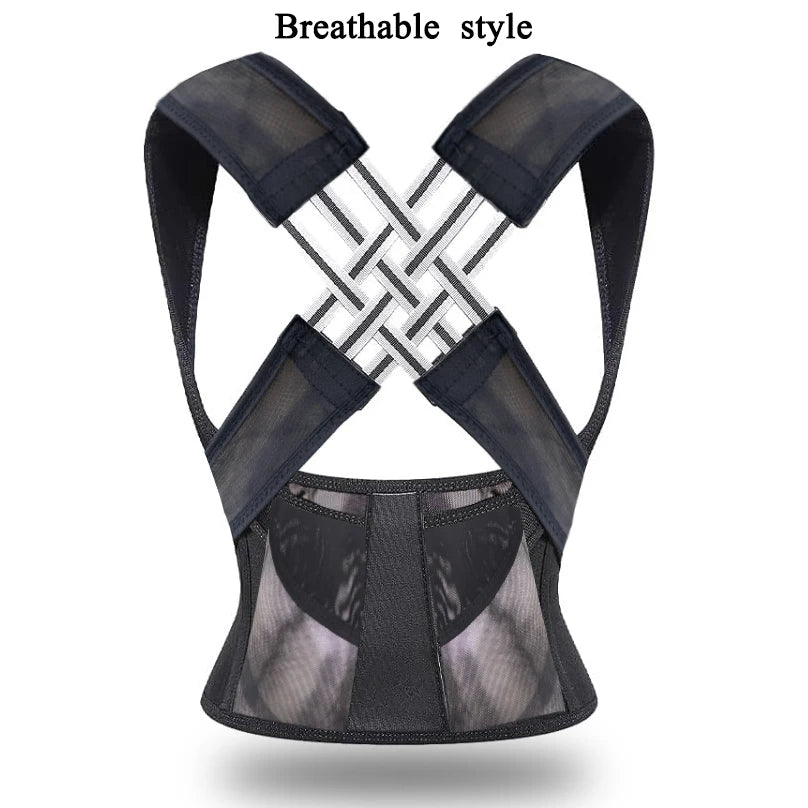 Dropshipping Back Posture Corrector Brace for Women breathable Back Posture Correction back support belt shoulder students kid
