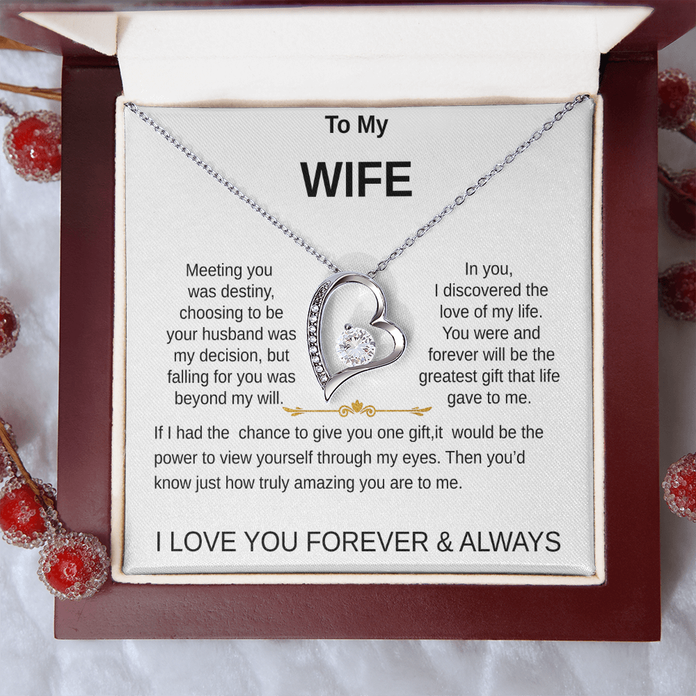To My Wife Necklace/Love Of My Life