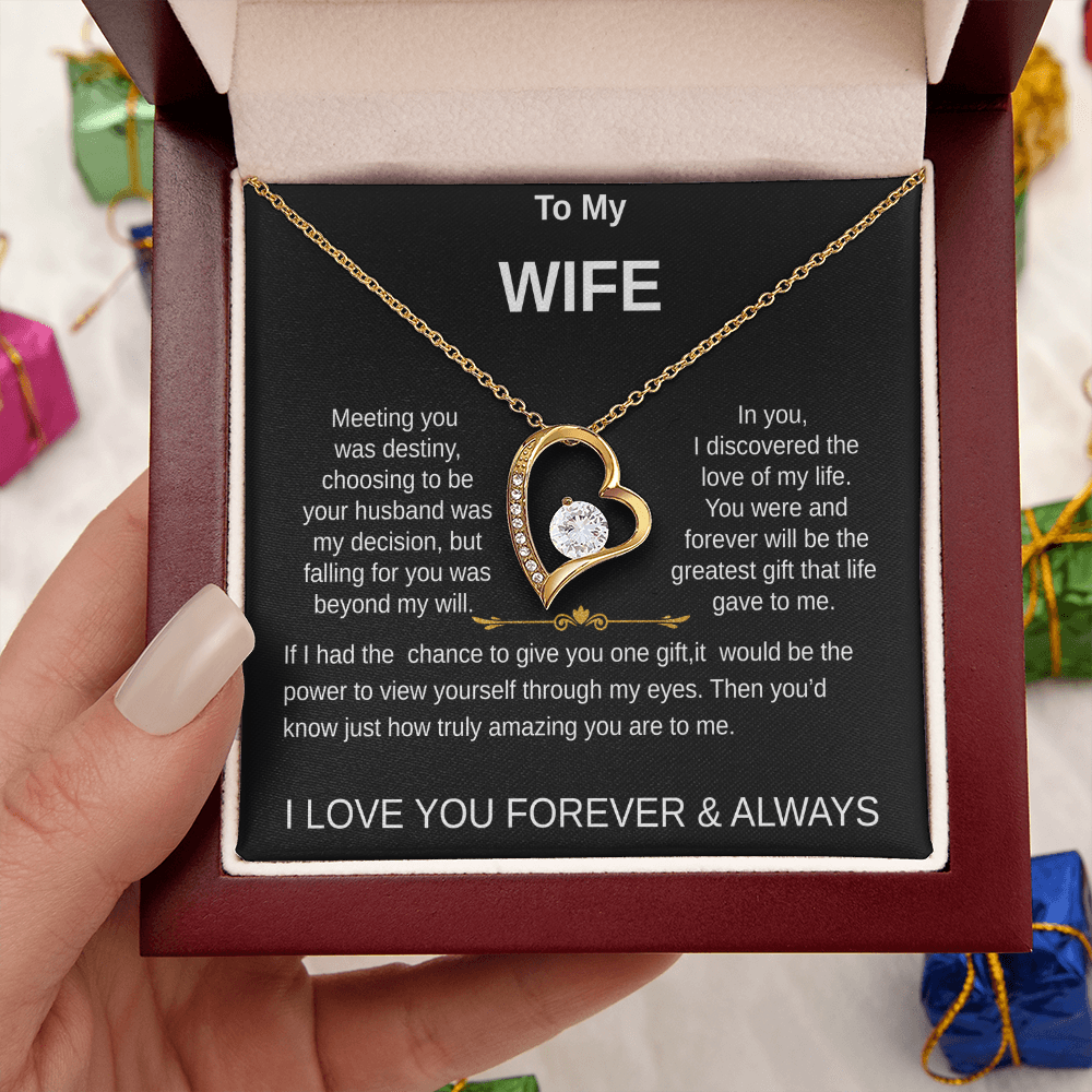 To My Wife Necklace