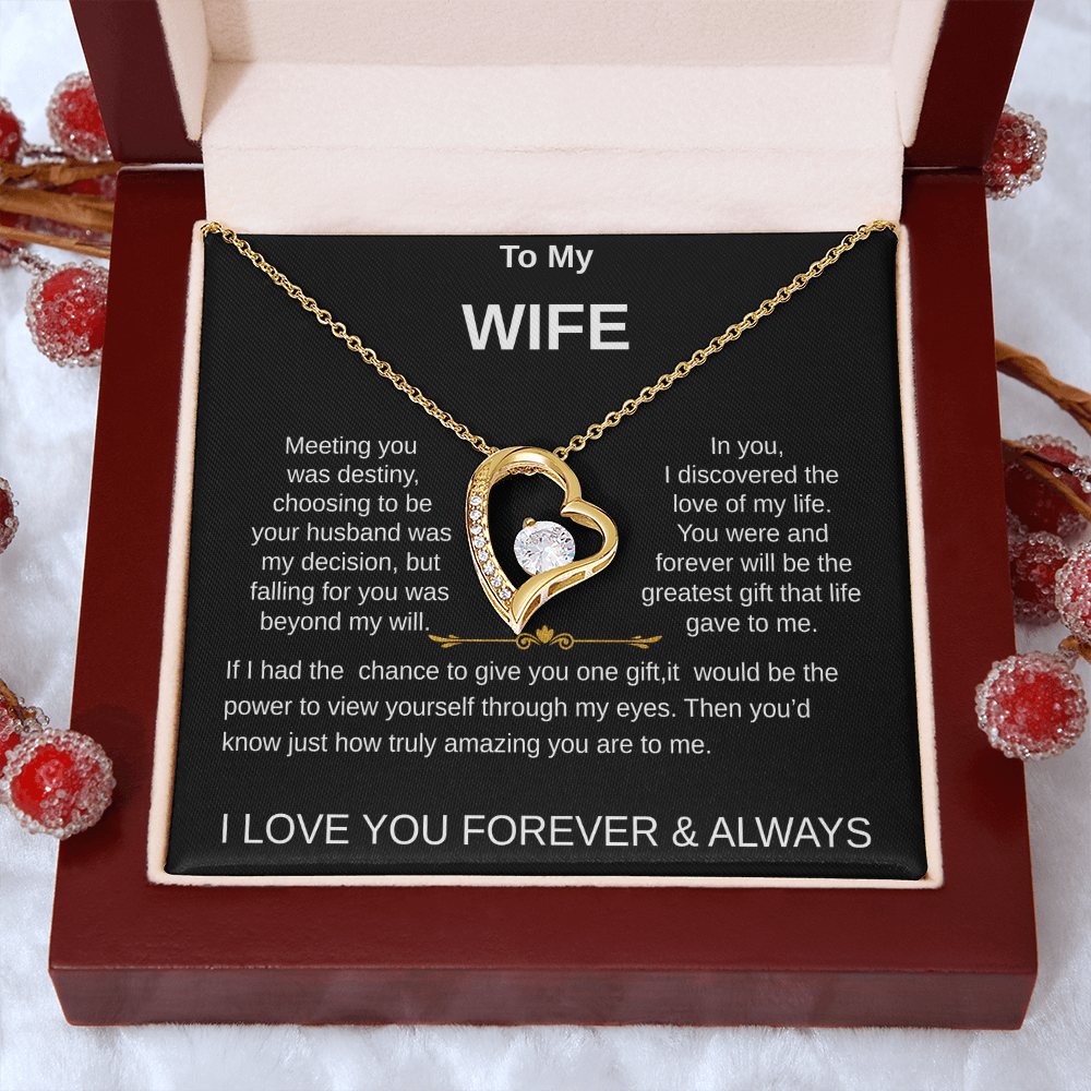 To My Wife Necklace
