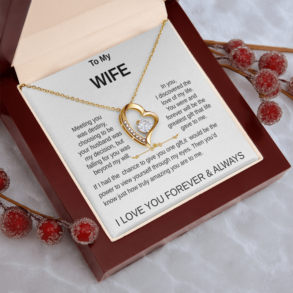 To My Wife Necklace/Love Of My Life