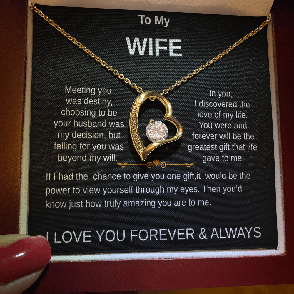 To My Wife Necklace
