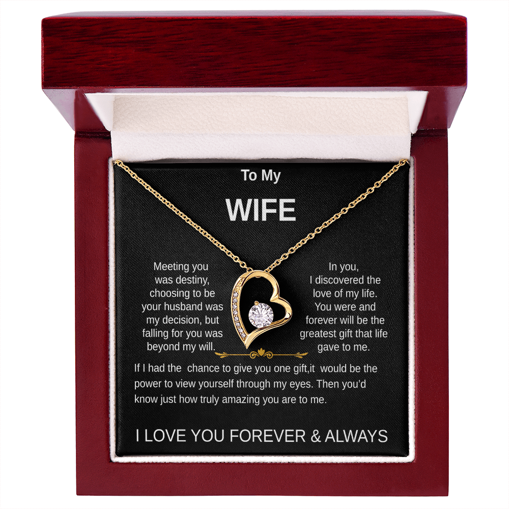 To My Wife Necklace