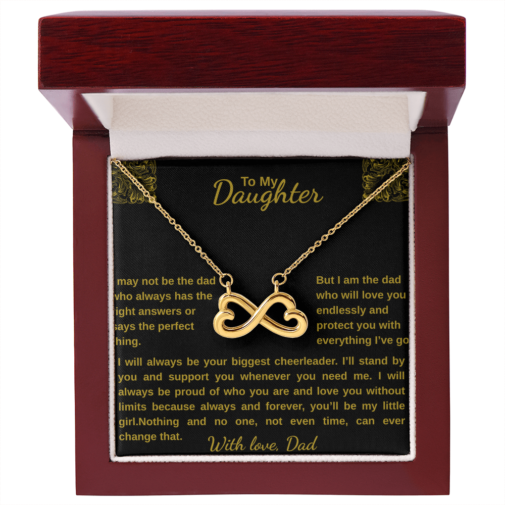 To my Daughter/Endless Love Necklace