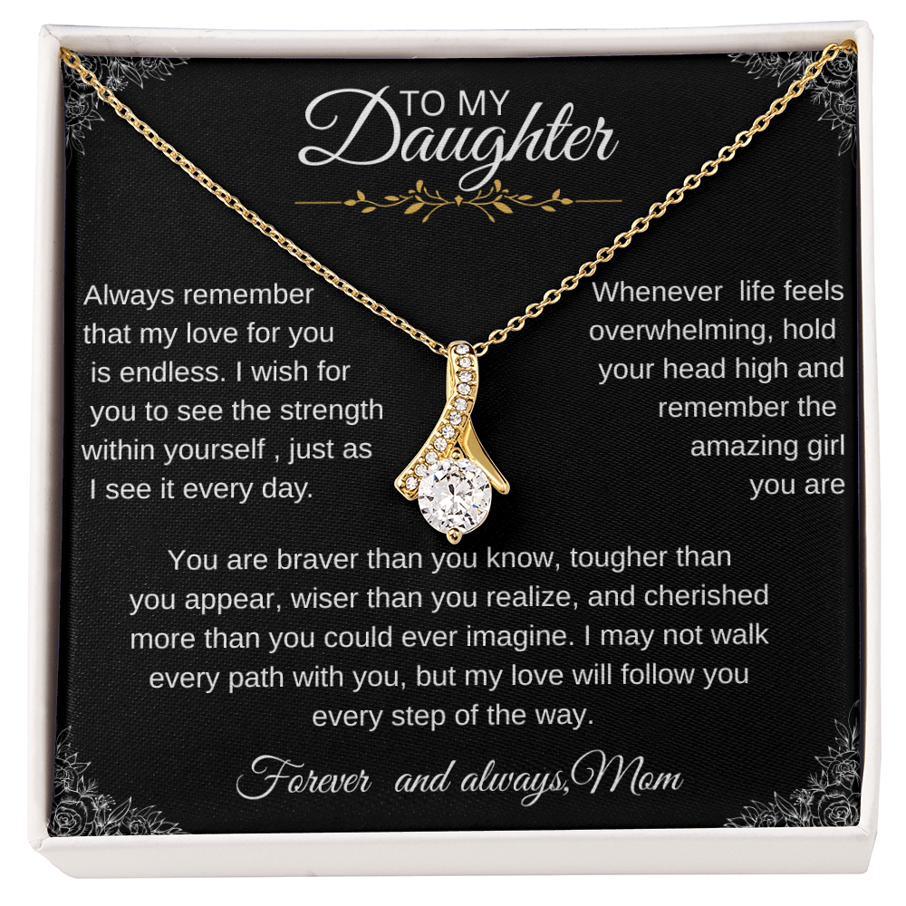 To my Daughter/Love necklace
