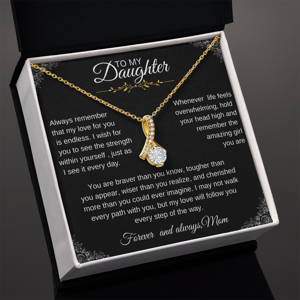 To my Daughter/Love necklace