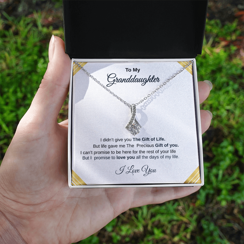 To my grand daughter necklace