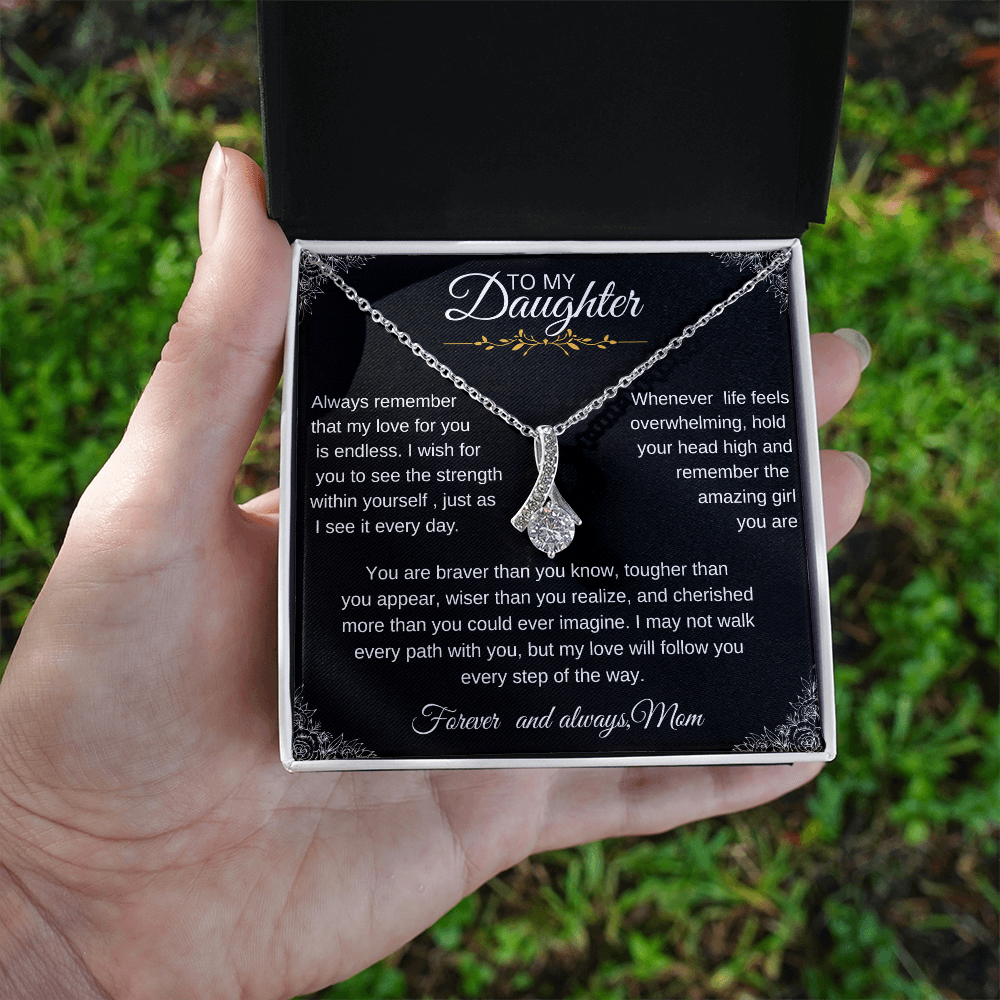 To my Daughter/Love necklace