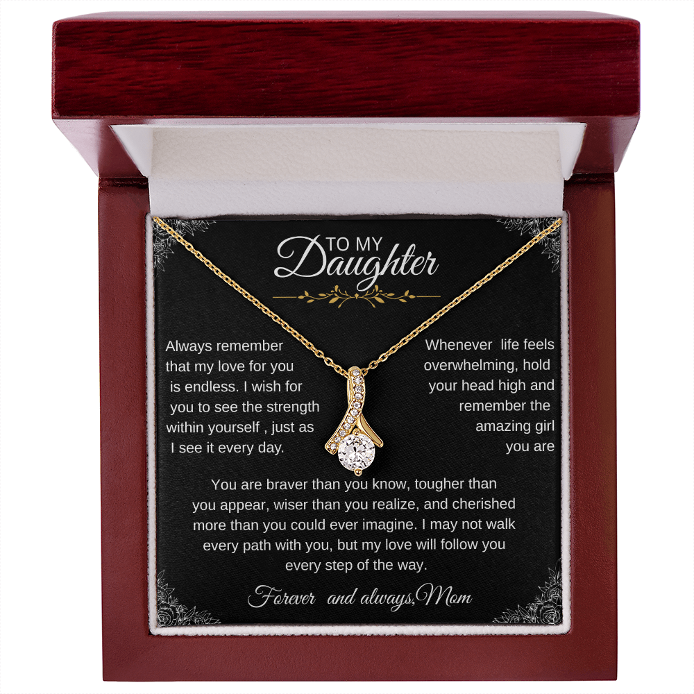 To my Daughter/Love necklace
