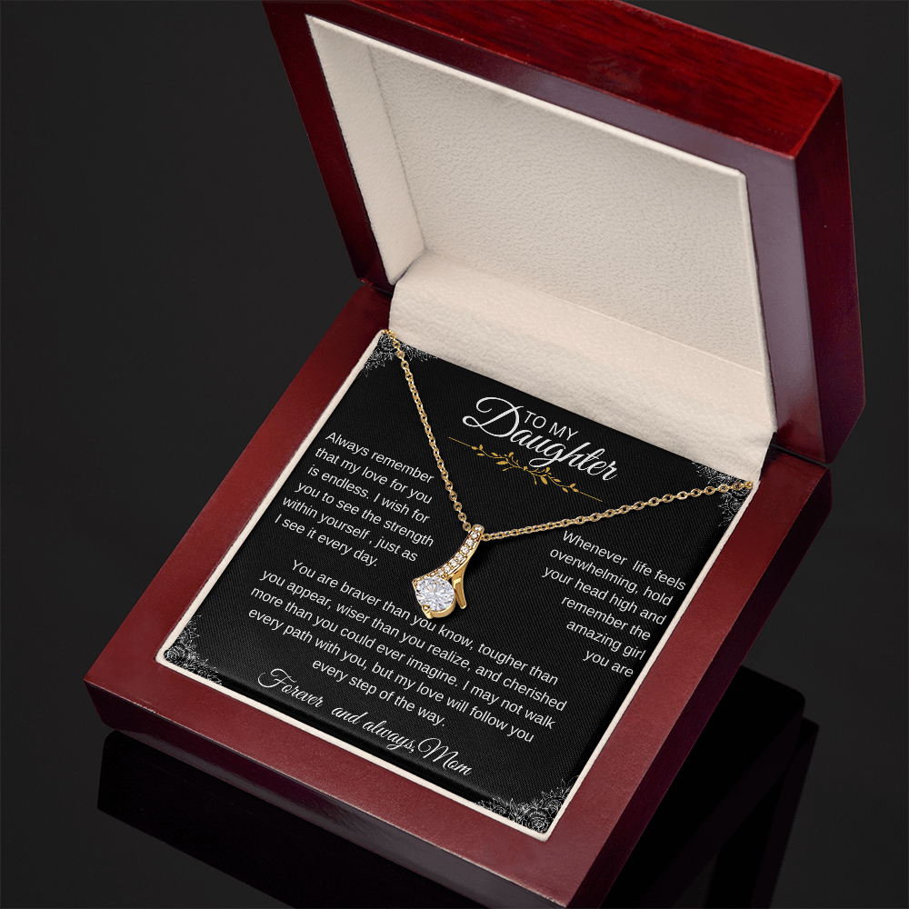 To my Daughter/Love necklace