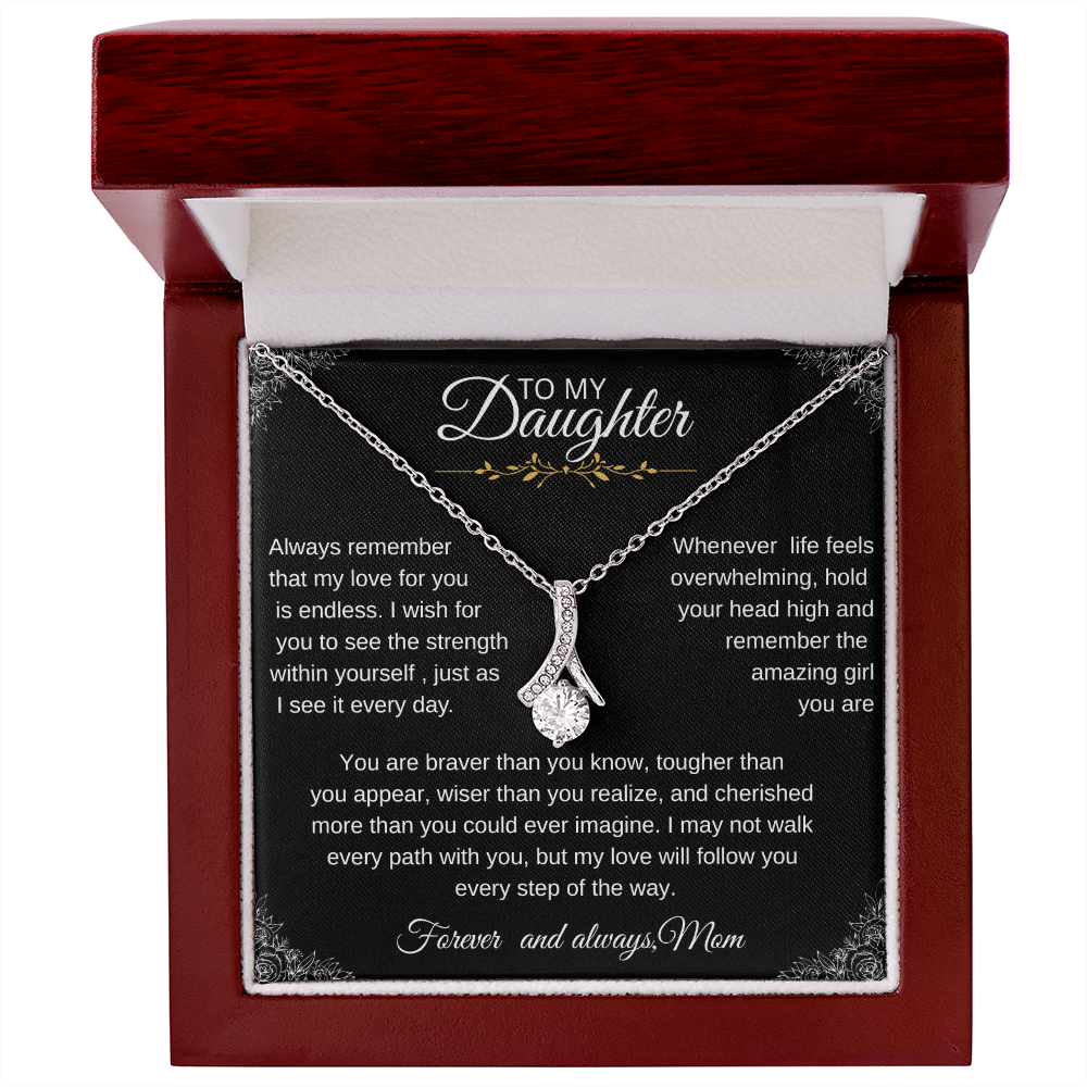 To my Daughter/Love necklace