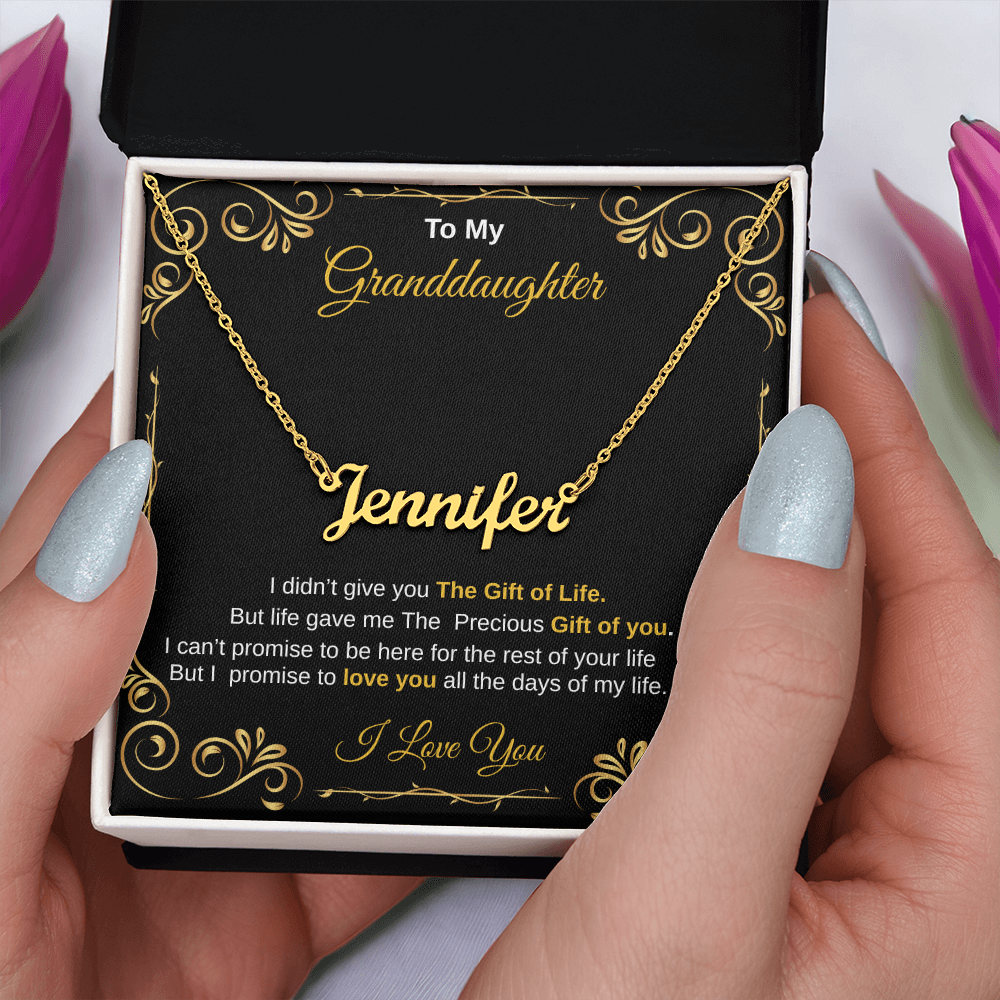 To my granddaughter Necklace