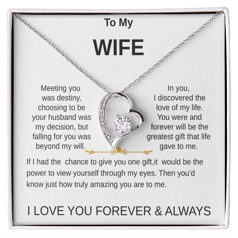 To My Wife Necklace/Love Of My Life
