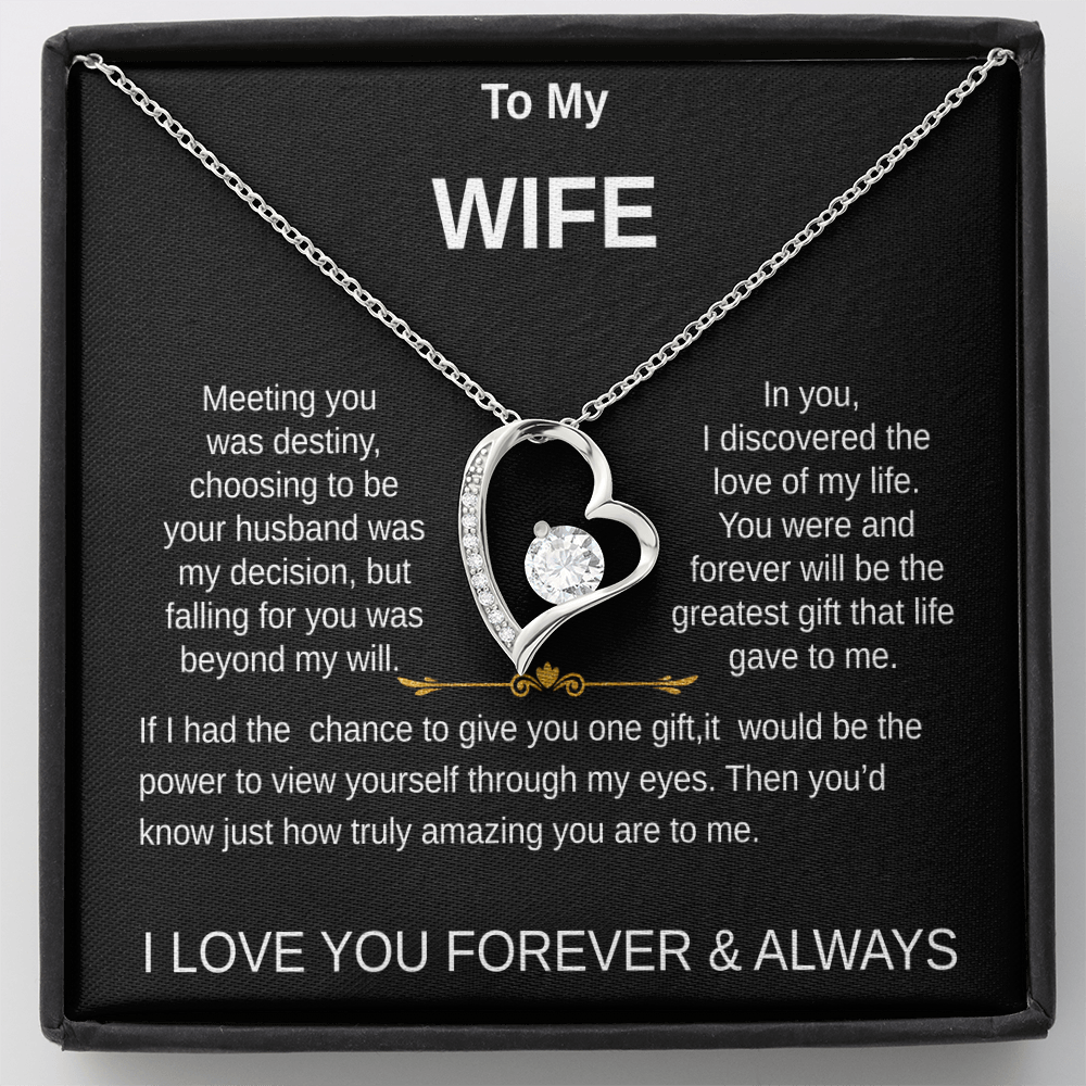 To My Wife Necklace