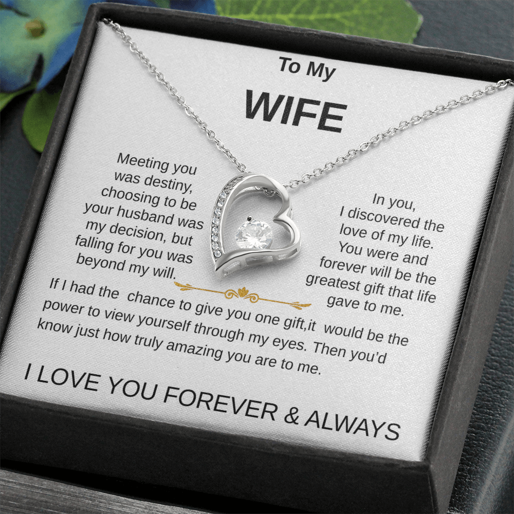 To My Wife Necklace/Love Of My Life
