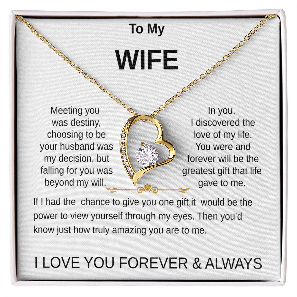 To My Wife Necklace/Love Of My Life