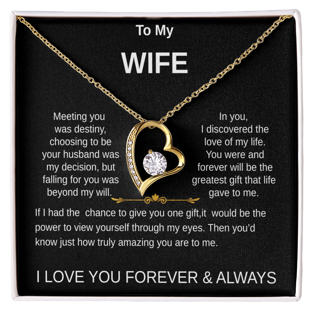To My Wife Necklace