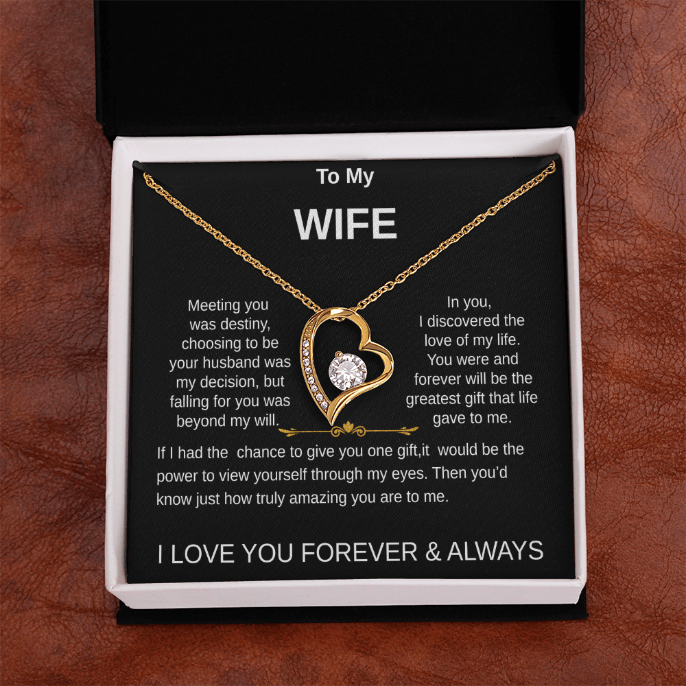 To My Wife Necklace