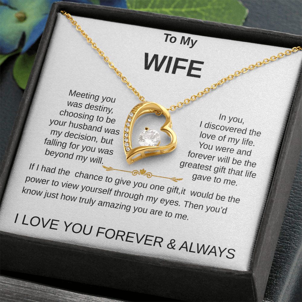 To My Wife Necklace/Love Of My Life