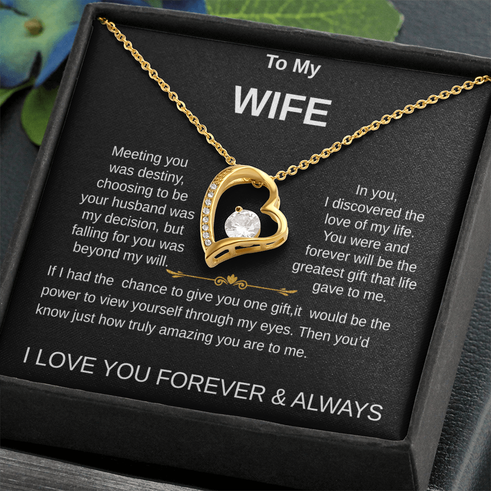 To My Wife Necklace