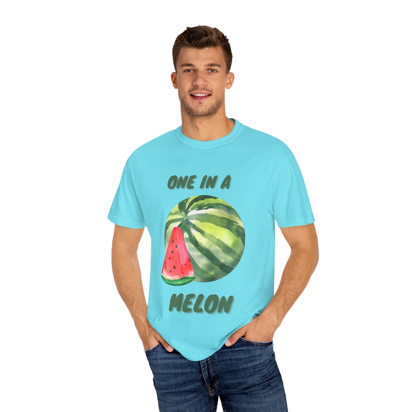 Whimsical Watermelon T-Shirt, Fun Tee, Summer Adventure Shirt, Gift for Fruit Lovers, Cute, Quirky Casual Wear