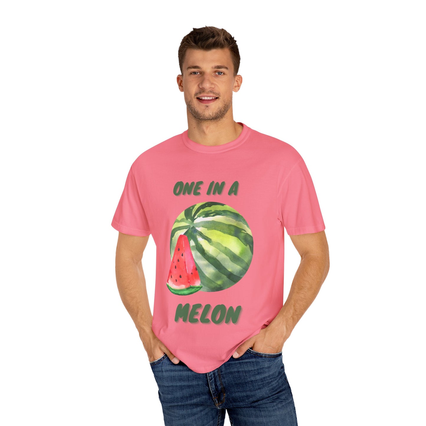 Whimsical Watermelon T-Shirt, Fun Tee, Summer Adventure Shirt, Gift for Fruit Lovers, Cute, Quirky Casual Wear