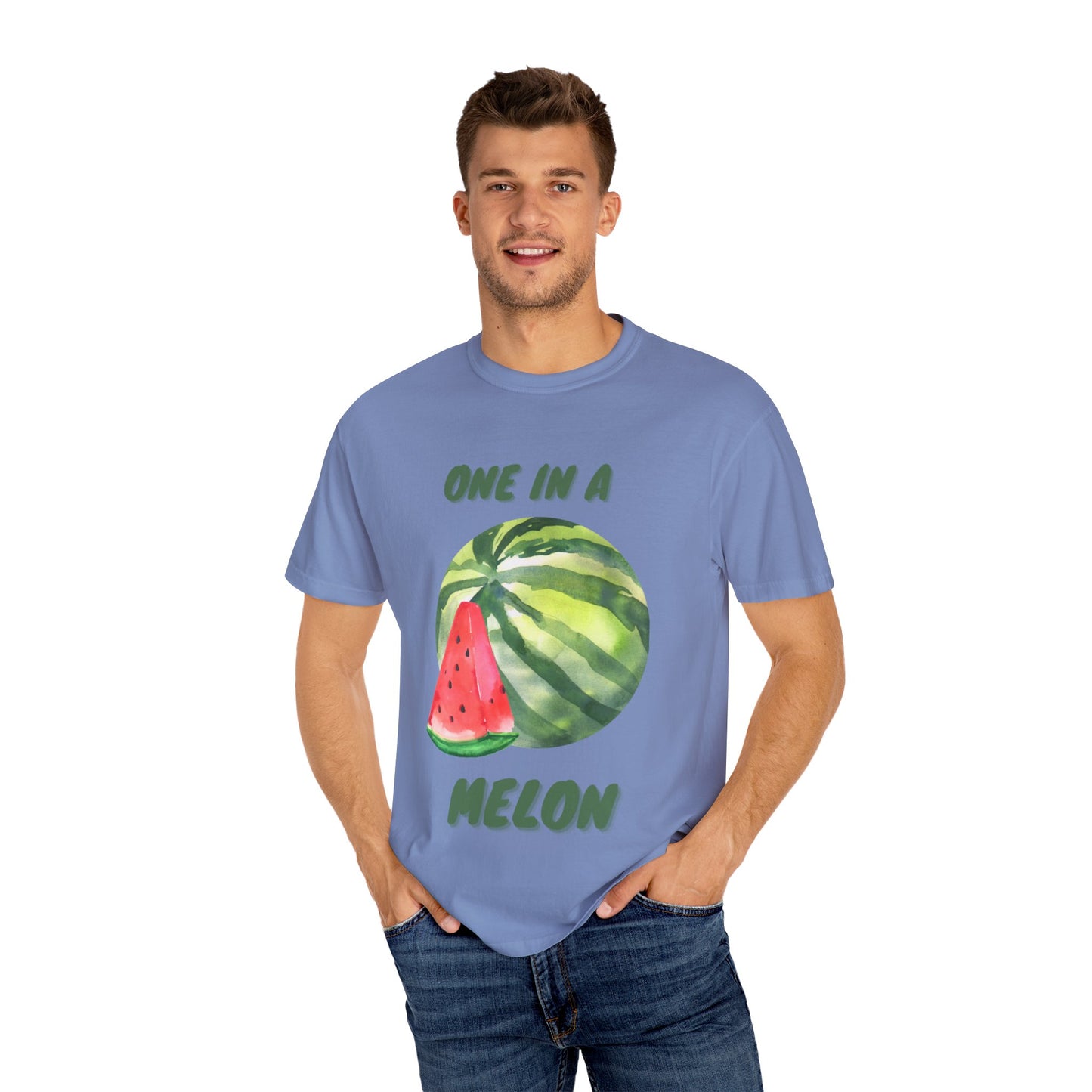 Whimsical Watermelon T-Shirt, Fun Tee, Summer Adventure Shirt, Gift for Fruit Lovers, Cute, Quirky Casual Wear