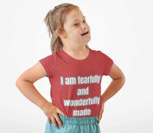 Toddler T-Shirt - 'I am Fearfully and Wonderfully Made' - Inspirational Kids Tee, Gift for Babies, Faith-Based Toddler Top, Birthday [...]