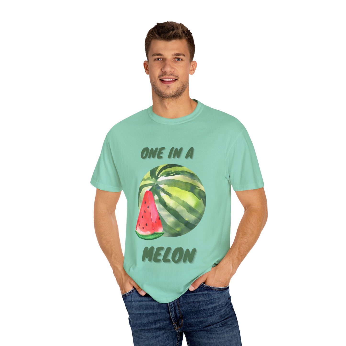 Whimsical Watermelon T-Shirt, Fun Tee, Summer Adventure Shirt, Gift for Fruit Lovers, Cute, Quirky Casual Wear