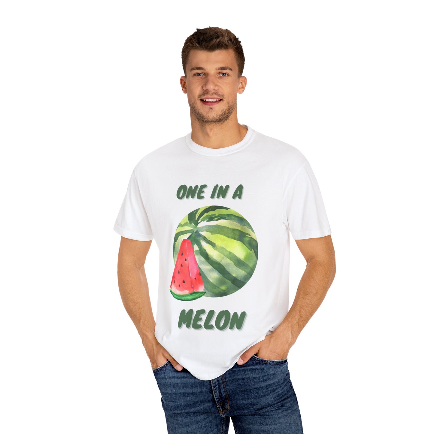 Whimsical Watermelon T-Shirt, Fun Tee, Summer Adventure Shirt, Gift for Fruit Lovers, Cute, Quirky Casual Wear