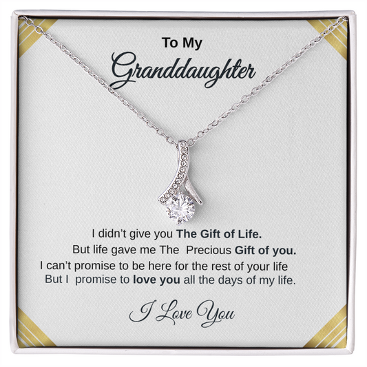 To my grand daughter necklace