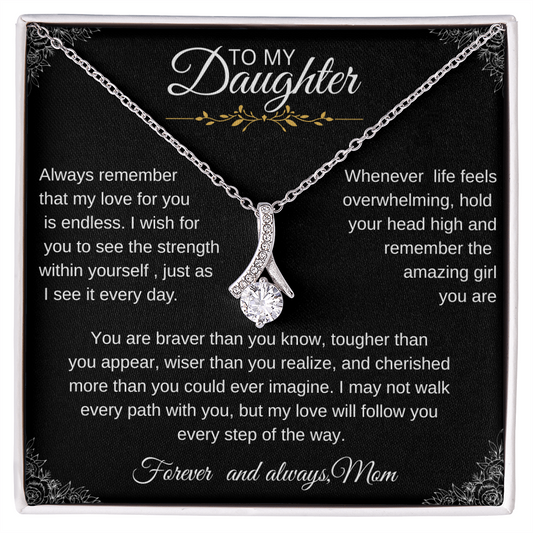 To my Daughter/Love necklace