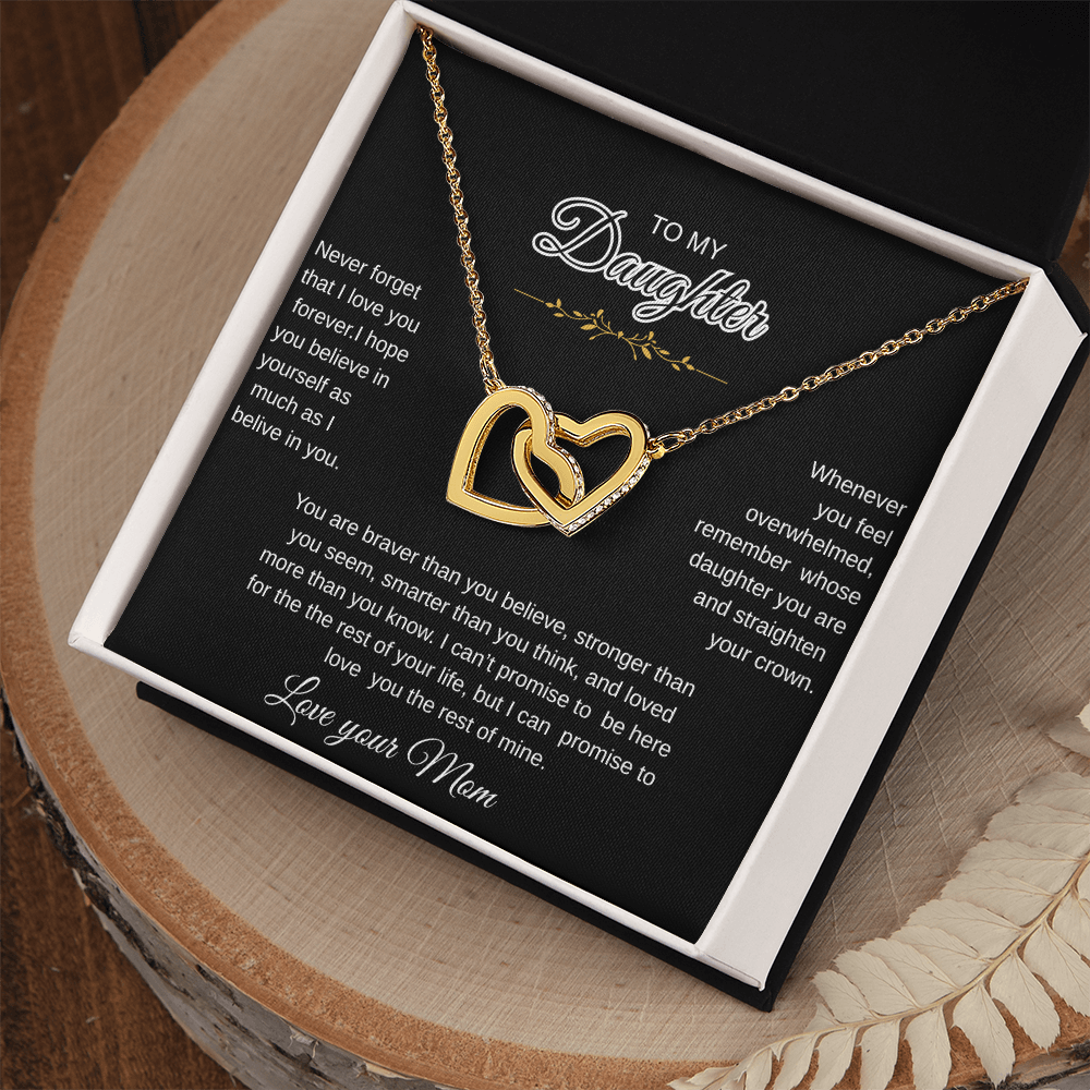 To my Daughter/ love necklace