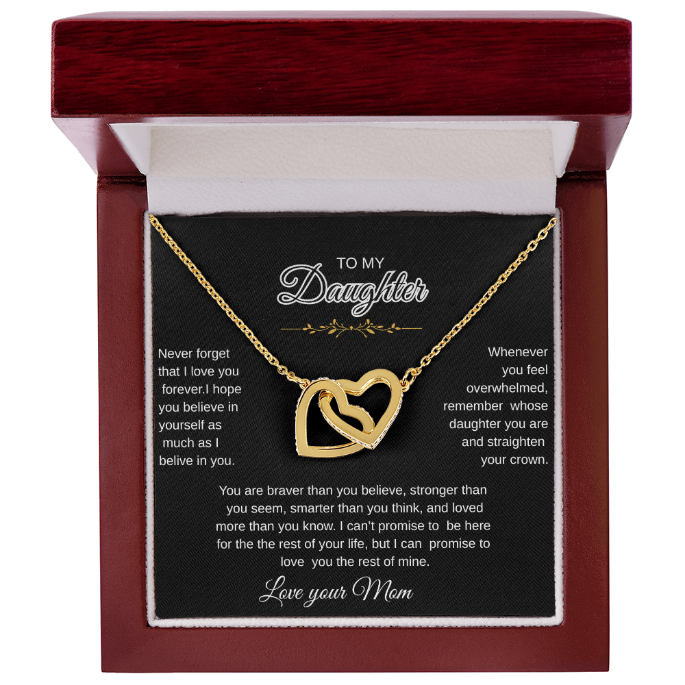 To my Daughter/ love necklace