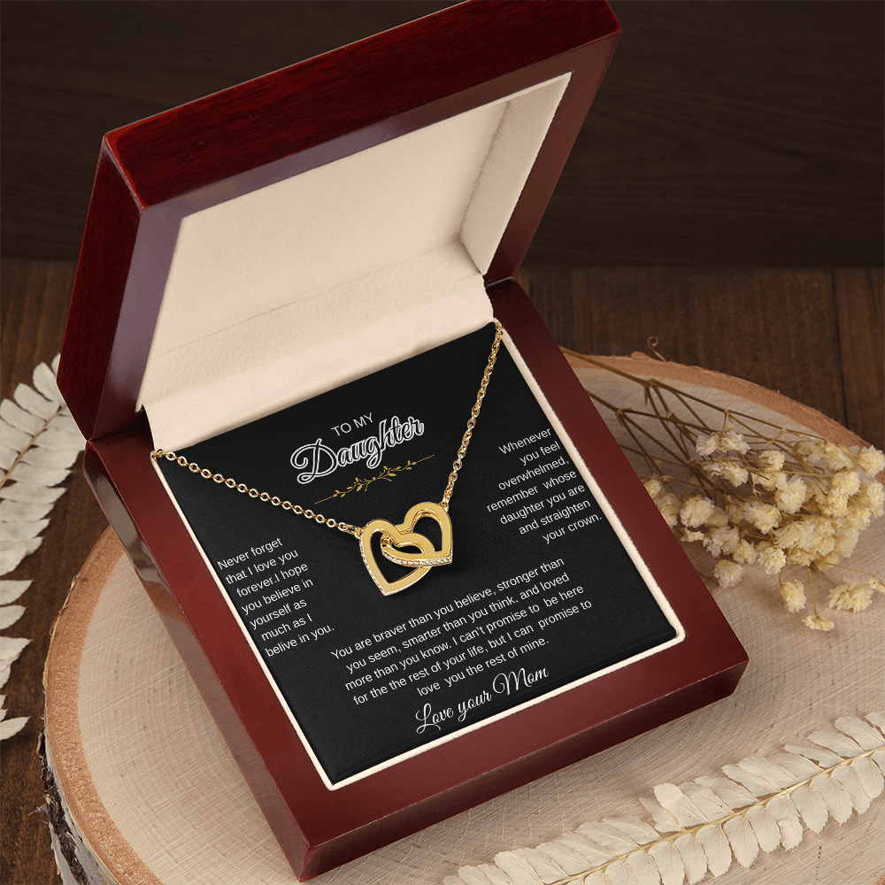 To my Daughter/ love necklace