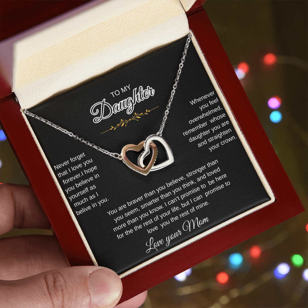 To my Daughter/ love necklace