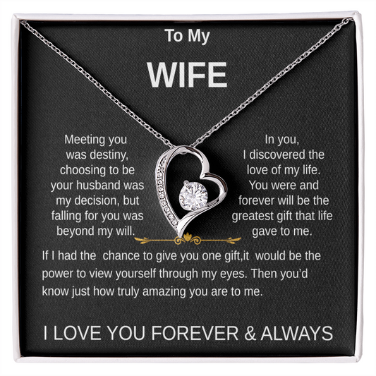 To My Wife Necklace